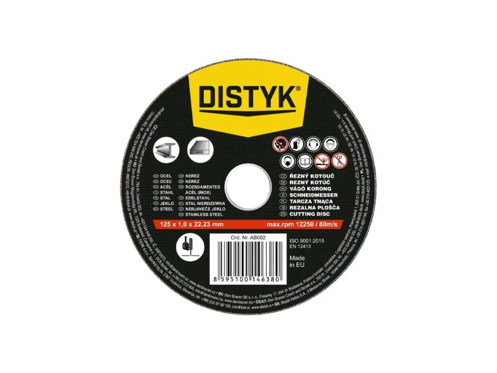 Řezný kotouč DISTYK 125 mm Oblíbený