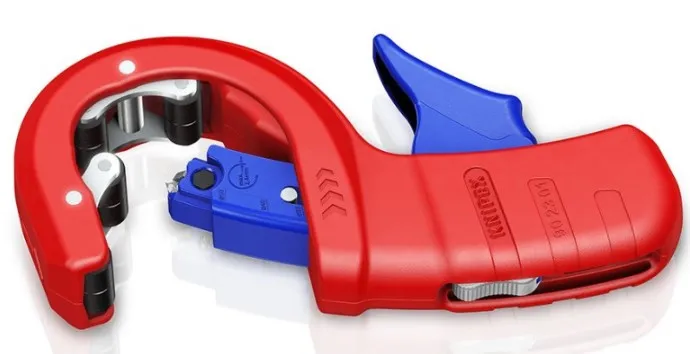 Vysoce Kvalitní Řezák plastových trubek DP50, KNIPEX 902301BK