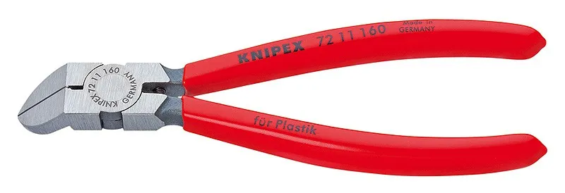 Akční Cena Štípací kleště na plast vyhnuté 160mm KNIPEX 7211160