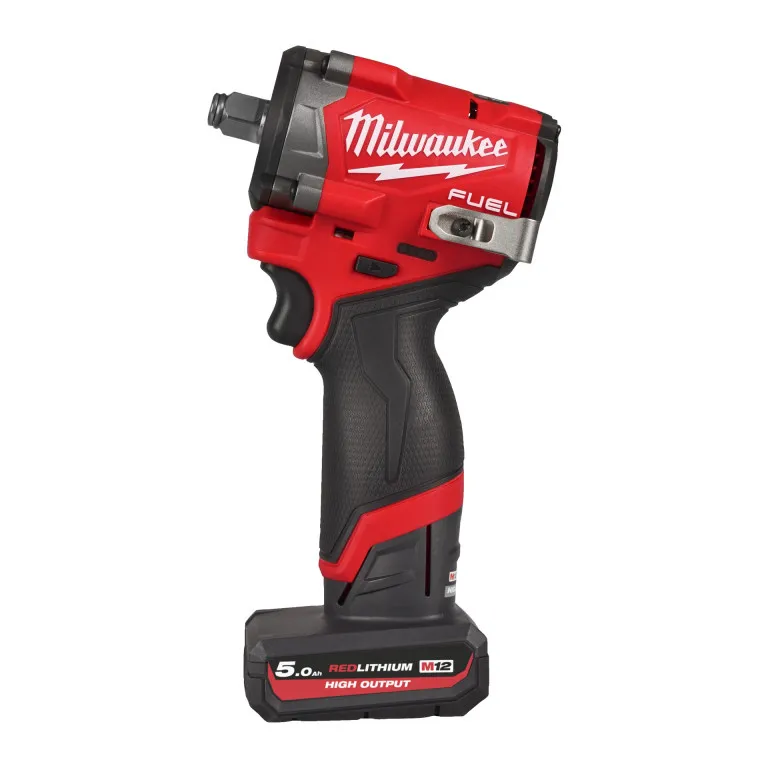 Bezpečná Platba Aku rázový utahovák 1/2" 12V, 2x 5,0Ah High Output, HD Box, MILWAUKEE 4933493455