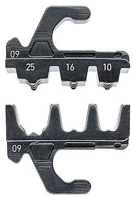 Originální Čelisti KNIPEX 973909 pro kleště MultiCrimp na izolované a neizolované koncové dutinky