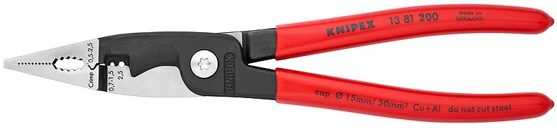 Zlevněný Elektroinstalační kleště 200mm KNIPEX 1381200