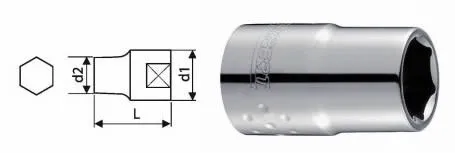 Doprava Zdarma Hlavice nástrčná 1/4" 12mm krátká, EXPERT E117352
