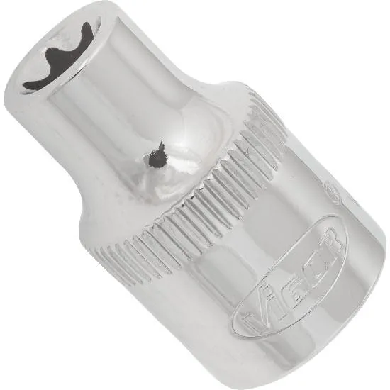 Expresní Doručení Nástrčná hlavice, 3/8" (10 mm) čtyřhran dutý, Vnější profil TORX®, Velikost E8, VIGOR V2728N