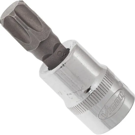 Nástrčná hlavice, 3/8" (10 mm) čtyřhran dutý, Vnitřní profil TORX®, Velikost T55, VIGOR V2295N Nízká Cena