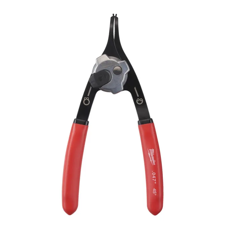 Pouze Dnes Segr kleště 45° přepínací na vnější/vnitřní pojistné kroužky - hroty 1,2mm, MILWAUKEE 4932492491