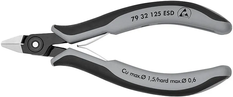 Štípací kleště boční 125mm pro elektroniku KNIPEX 7932125 ESD Objednat Nyní