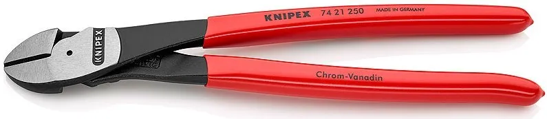 Štípací kleště boční 250mm silové vyhnuté KNIPEX 7421250 Výprodej