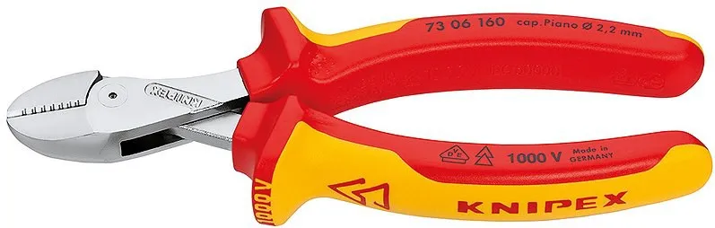 Aktuální Štípací kleště boční X-Cut 160mm KNIPEX 7306160 - 1000V