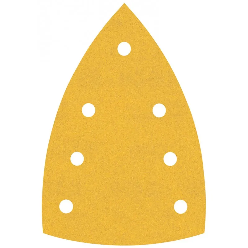 Originální BOSCH Brusný papír EXPERT C470 se 7 otvory pro multifunkční pily 100 × 150 mm, G 240, 10 ks 2608901119