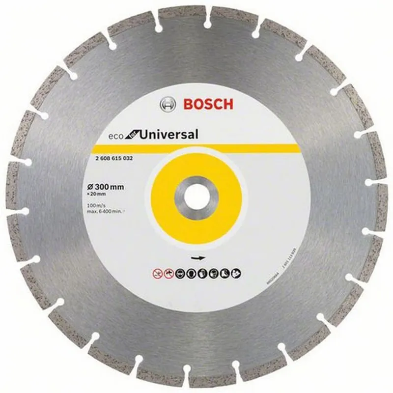 Expresní Doručení BOSCH ECO For Universal Diamantový dělicí kotouč 350x25.4x3.2x8 mm 2608615035