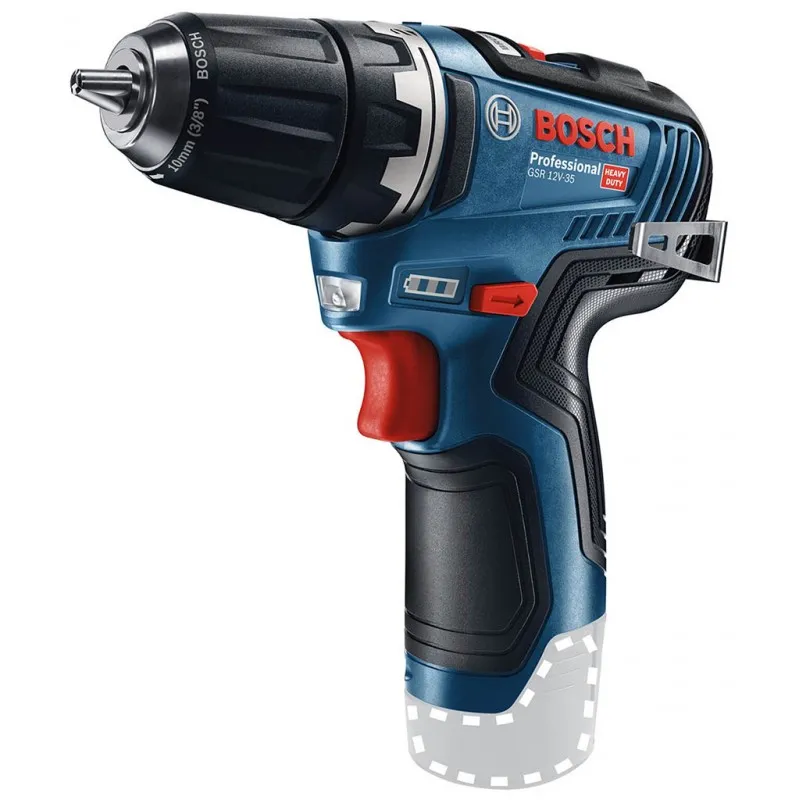 BOSCH GSR 12V-35 PROFESSIONAL Akumulátorový vrtací šroubovák, bez aku 06019H8000 Víkendová Akce