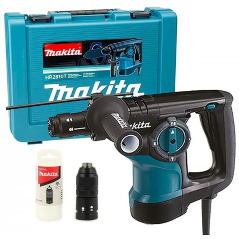 Speciální Cena MAKITA HR2810T Kombinované kladivo s výměnným sklíčidlem SDS-PLUS (800W/2,9J)+kufr