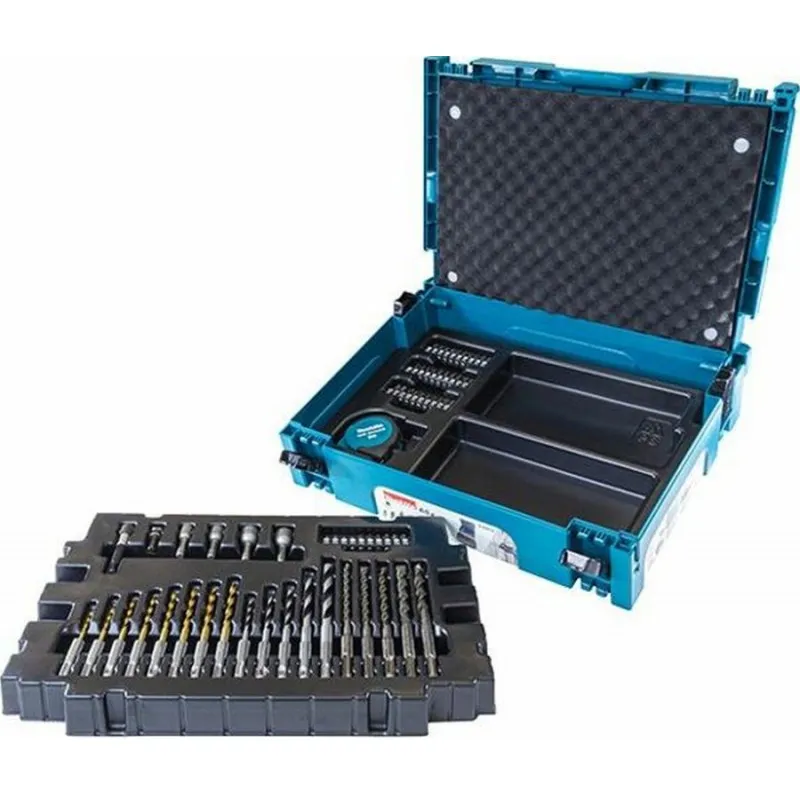 MAKITA B-69478 Sada bitů s vrtáků SDS-Plus 65ks, Makpac Vysoce Kvalitní