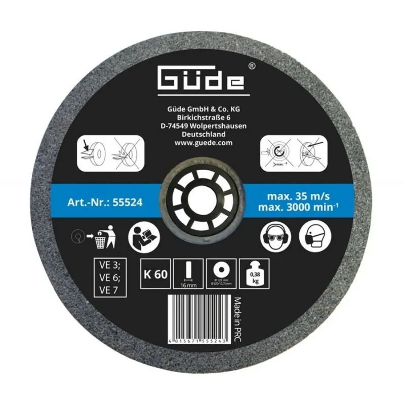 GÜDE Brusný kotouč vhodný pro brusku GDS 125 55524 Bezpečná Platba