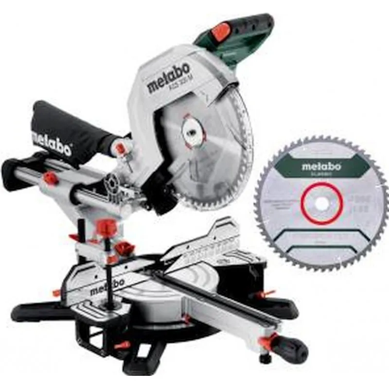 Speciální Cena Metabo KGS 305 M Set Kapovací pila s pojezd.+ 2 x pilový kotouč s karbidovým břitem 613305900