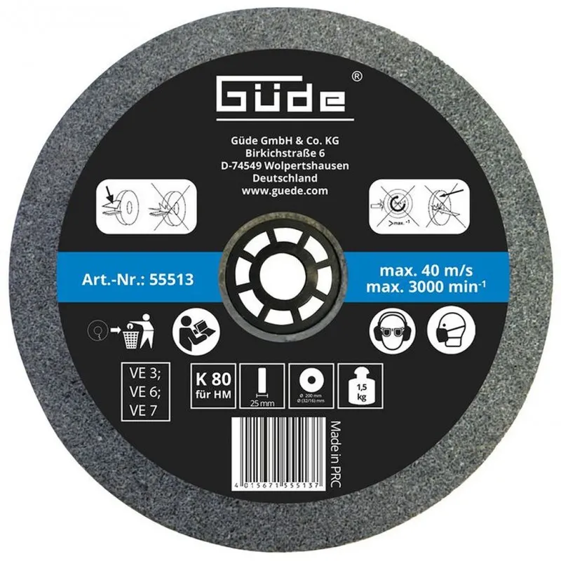 Top Prodej GÜDE Brusný kotouč pro brusku GDS 200/ zrnitost 80 55513