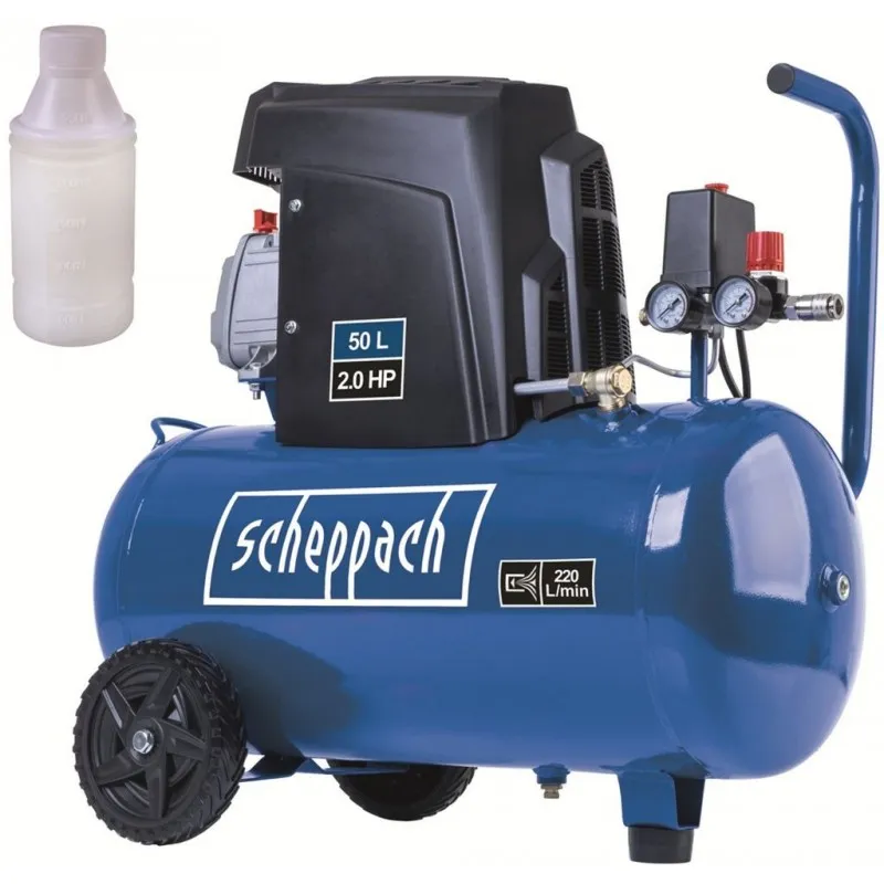 Ověřený SCHEPPACH HC 65 - olejový kompresor 50 l 5906174934