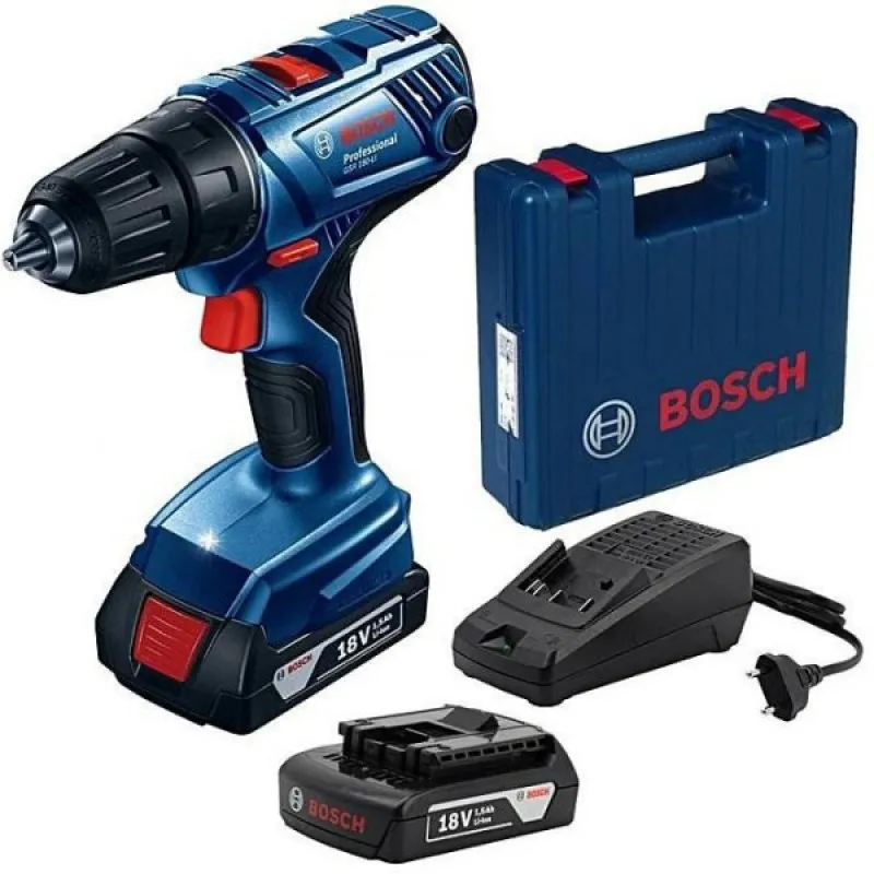 Akce BOSCH GSB 18V-50 PROFESSIONAL Akumulátorový kombinovaný šroubovák, 18V, 2x 5,0 Ah 06019H5101