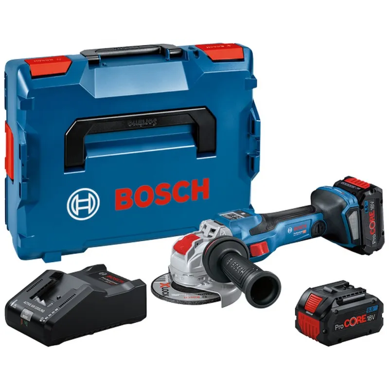 Sezónní Sleva BOSCH GWX 18V-15 SC Akumulátorová úhlová bruska BITURBO s X-LOCK 06019H6501