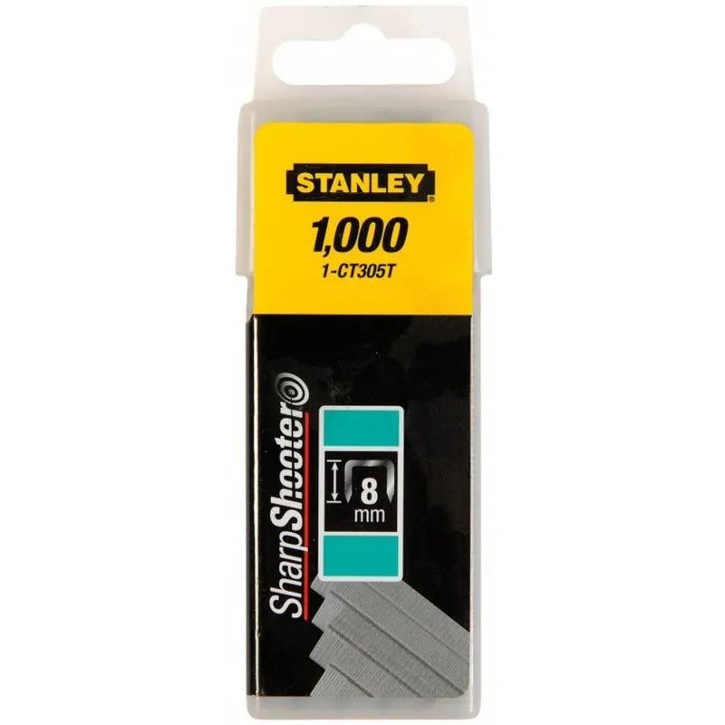 STANLEY 1-CT305T Hranaté spony do 1-CT10X, 8mm, 1000ks Cenový Hit