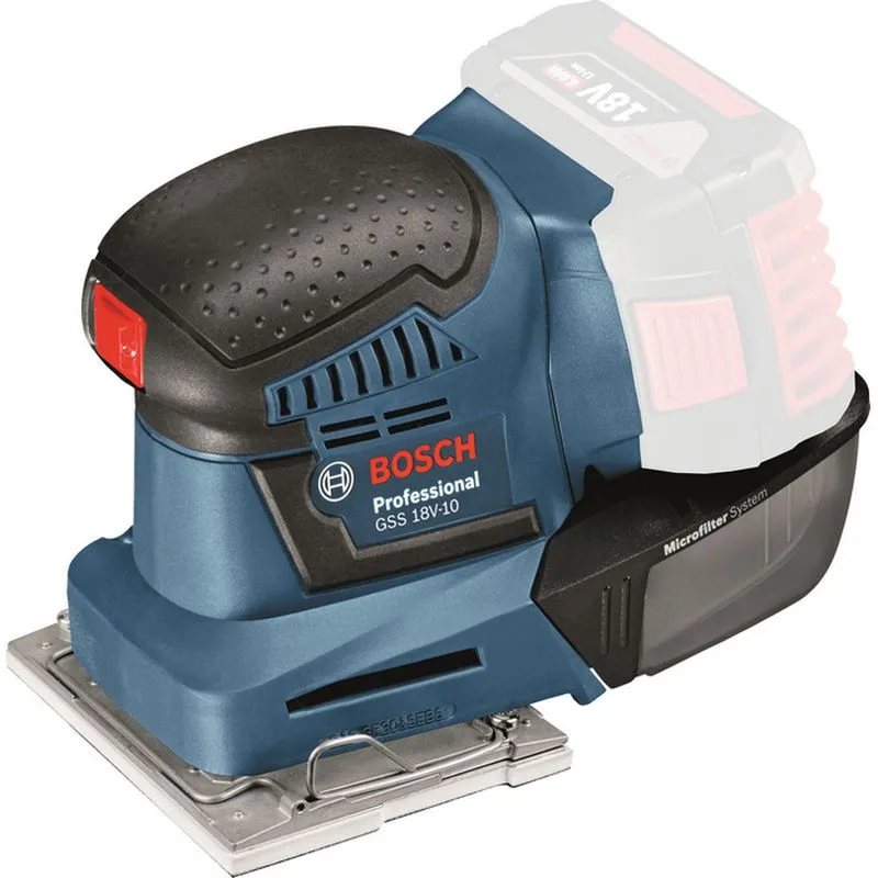 Akční Cena BOSCH GSS 18V-10 PROFESSIONAL Jednoruční akumulátorová vibrační bruska 06019D0200