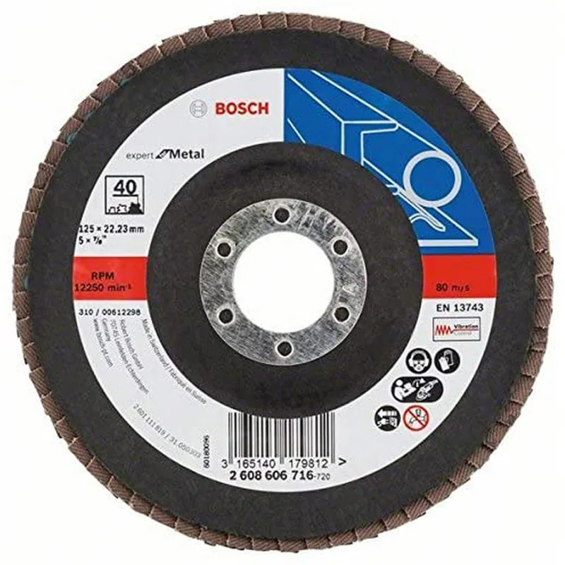 BOSCH Expert for Metal Lamelový brusný kotouč X551, 125x22,23mm, 60, 2608606717 Ihned K Objednání