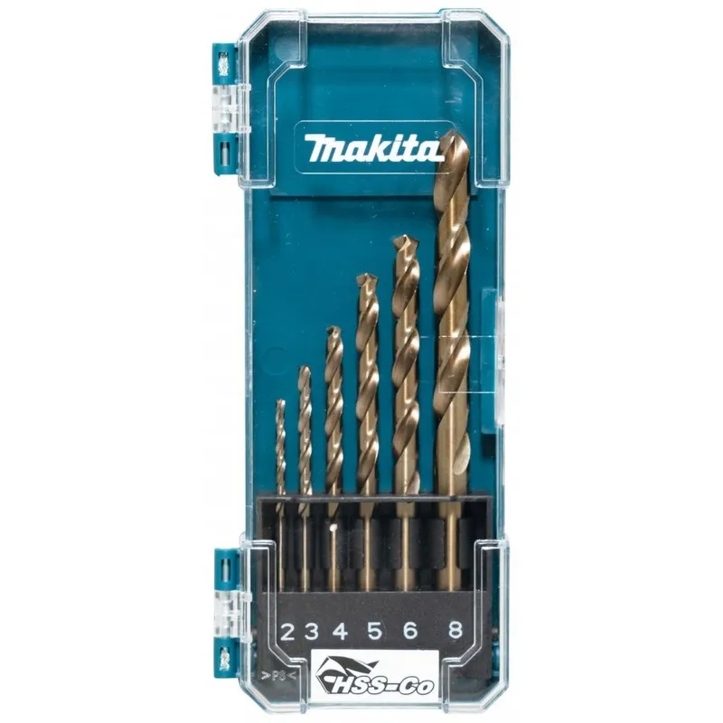 MAKITA D-75758 sada vrtáků do kovu HSS-Co 2,3,4,5,6,8mm Kup Teď