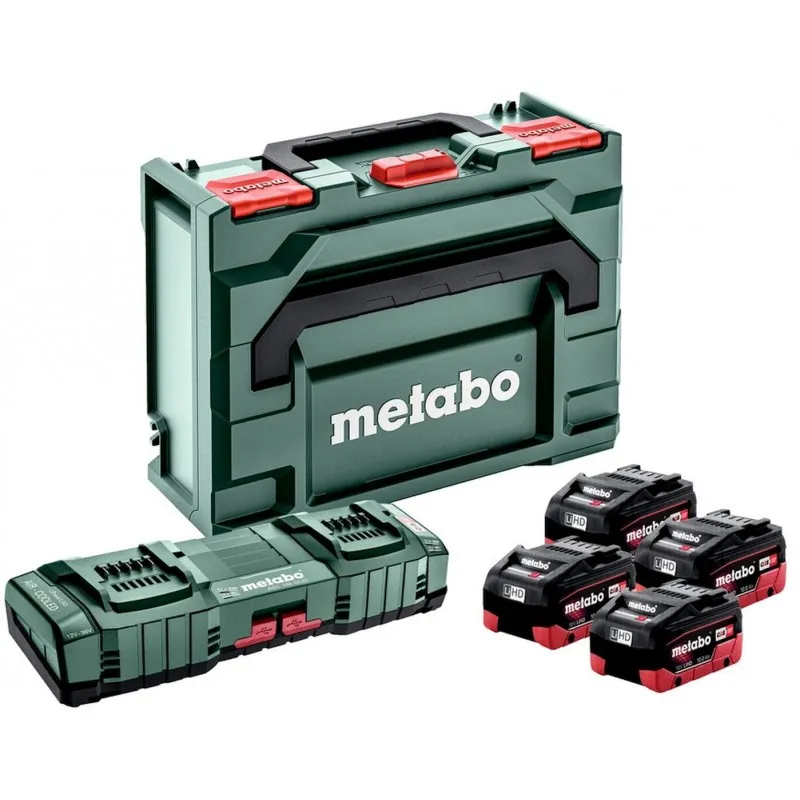 Metabo Základní sada (18V/4x10,0 Ah) ASC 145 DUO, metaBox 685143000 Výprodej