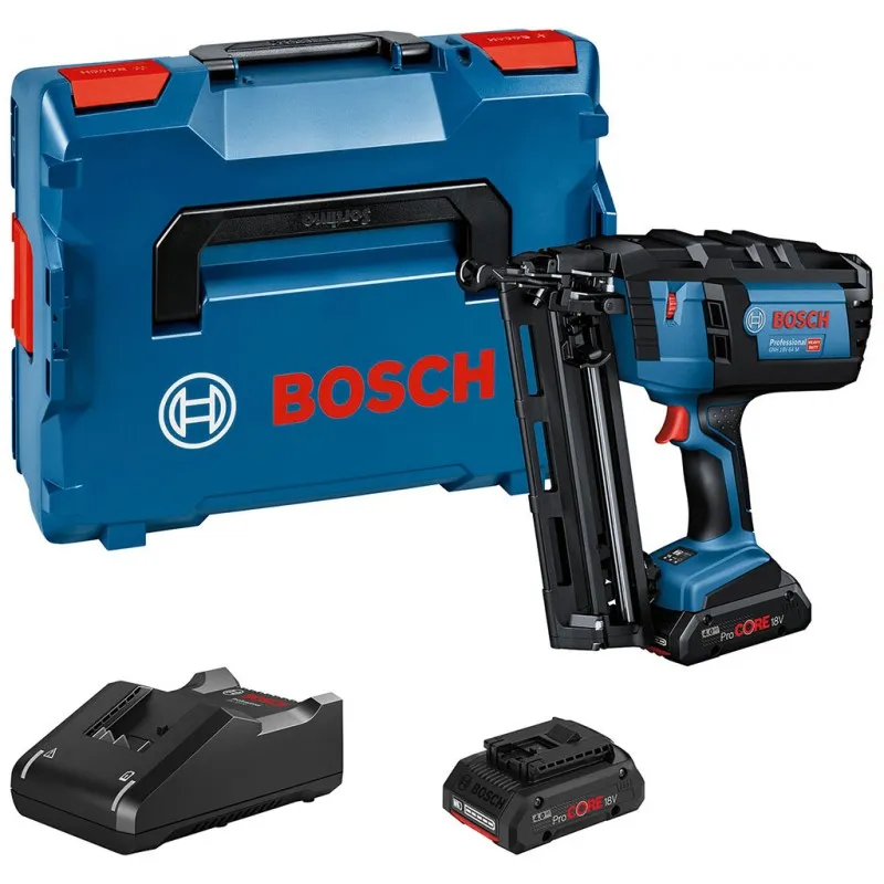 Nejlepší Volba BOSCH GNH 18V-64 M Akumulátorová hřebíkovačka, 2xProCORE18V 4.0Ah, GAL 18V-40, L-BOXX 0601481003