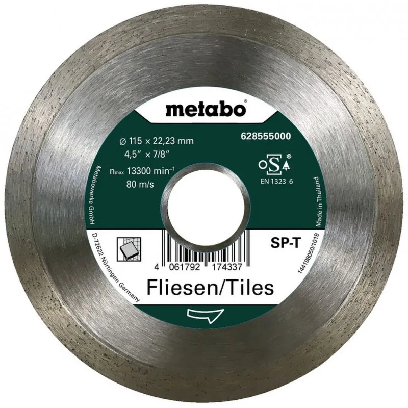 Omezená Nabídka Metabo Diamantový řezný kotouč - sp 115x22,23 mm 628555000