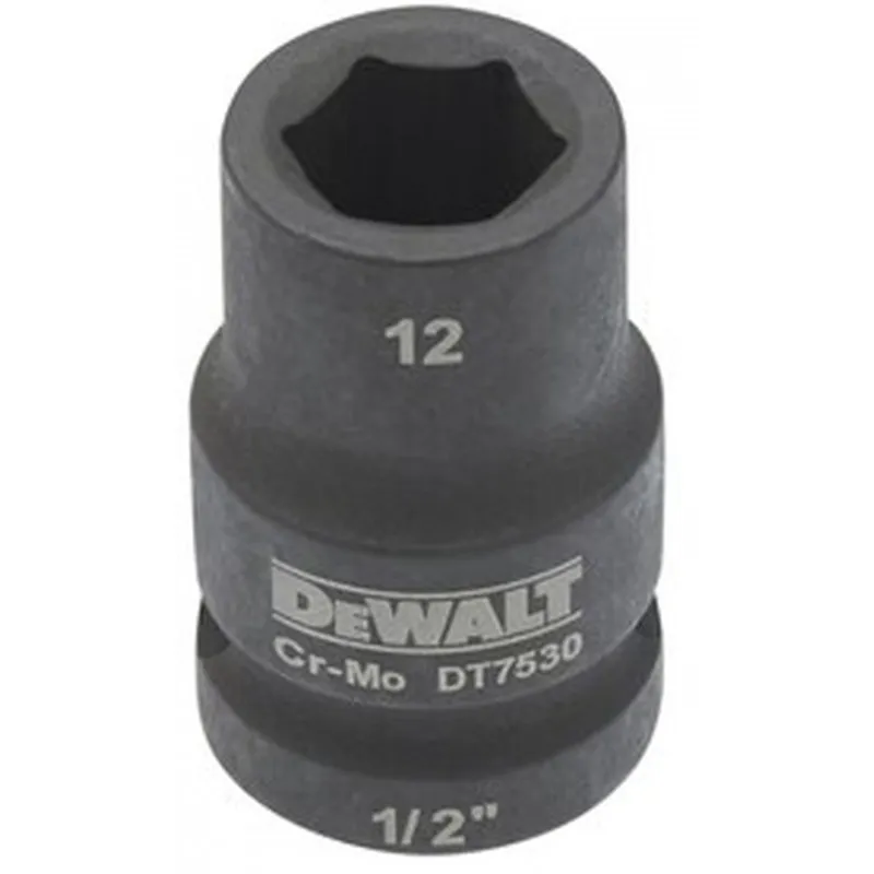 DeWALT DT7530 Extreme Impact Nástrčná hlavice 1/2“ krátká, 12 mm Jen Po Omezenou Doba