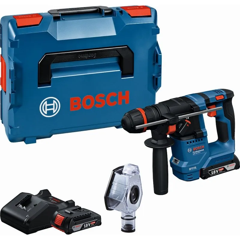 Nízká Cena BOSCH GBH 18V-18 X PROFESSIONAL Vrtací kladivo s ONECHUCK, L-BOXX, 2× 2.0Ah 0611927101