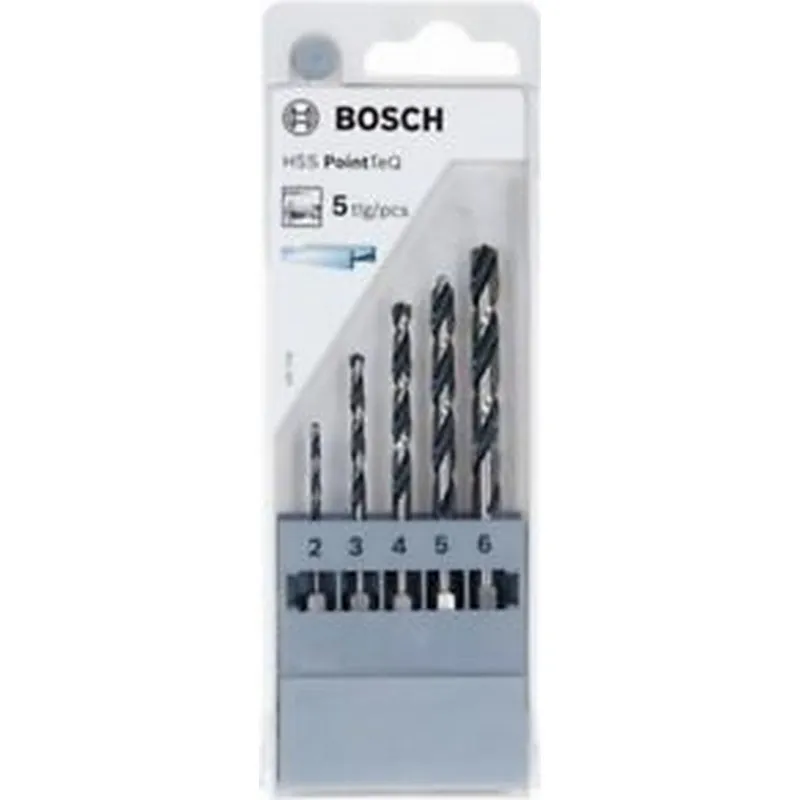BOSCH HSS PointTeQ Hex Spirálový vrták, sada 5 ks 2607002824 Pouze Dnes
