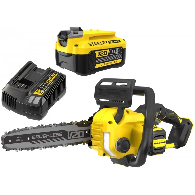 STANLEY SFMCCS730M1 FatMax V20 Aku bezuhlíková řetězová pila (30cm/18V/1x4,0Ah) Nejlepší Volba