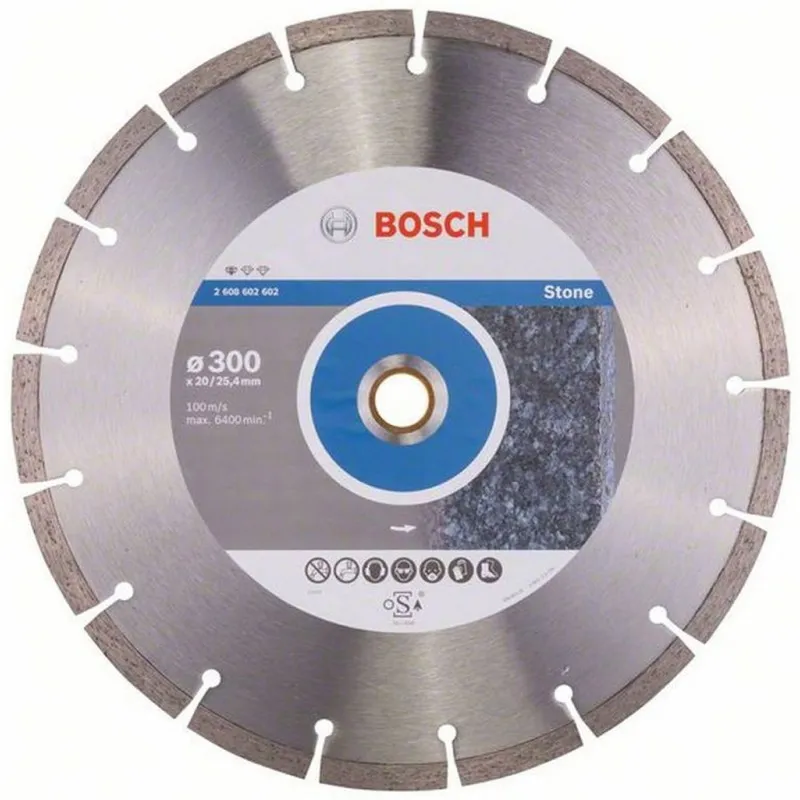 Akční Cena BOSCH Standard for Stone Diamantový dělicí kotouč, 300x20/25,40x3,1x10mm 2608602602