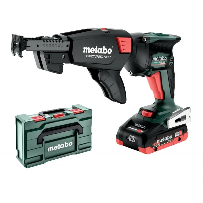 Dokud Zásoby Vydrží Metabo TBS 18 LTX BL 5000 Aku šroubovák na sádrokarton (2x4 Ah/18V) 620063540