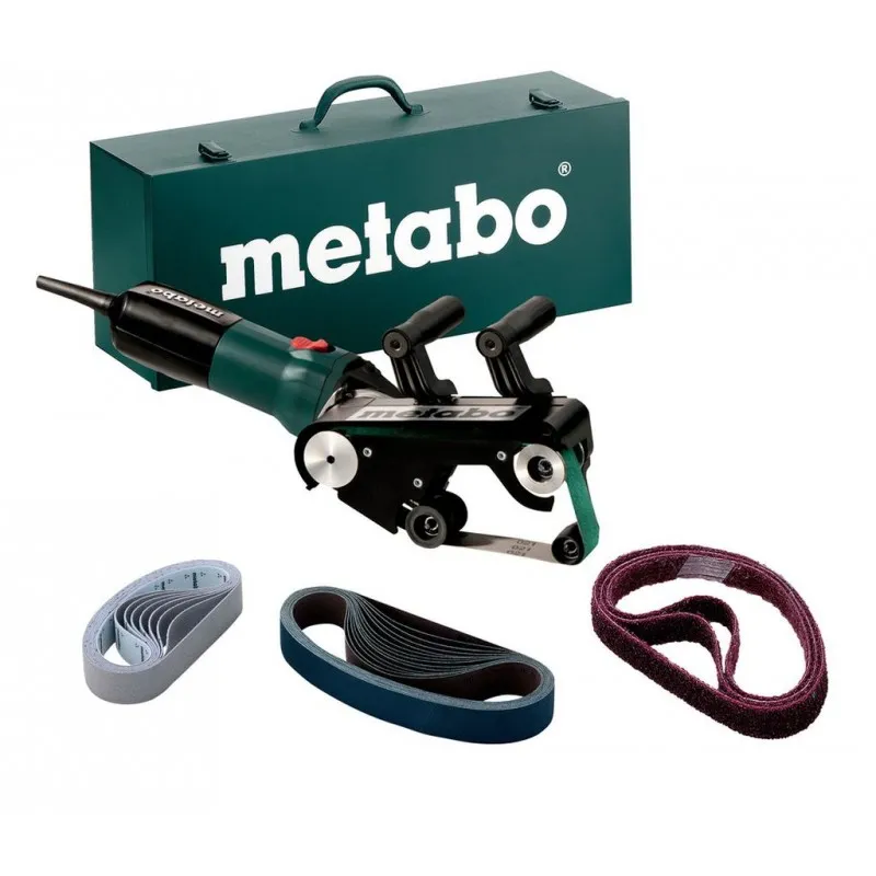 Nízká Cena Metab RBE 9-60 Set Pásová bruska na trubky 900 W 602183510
