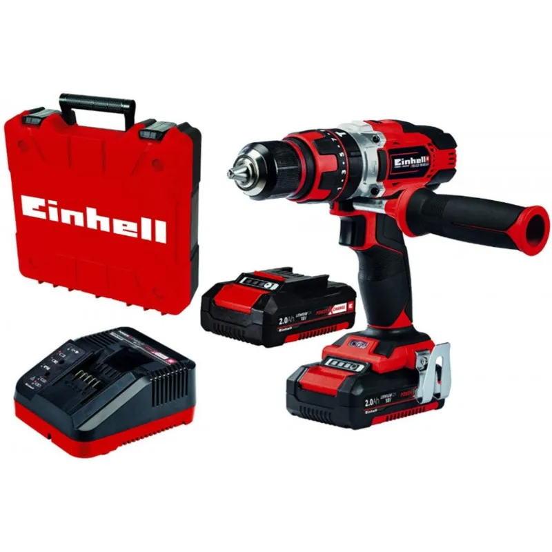 Kup Teď Einhell TE-CD 18/48 Li-i Aku příklepová vrtačka (48Nm/18V/2x2,0Ah) 4513935