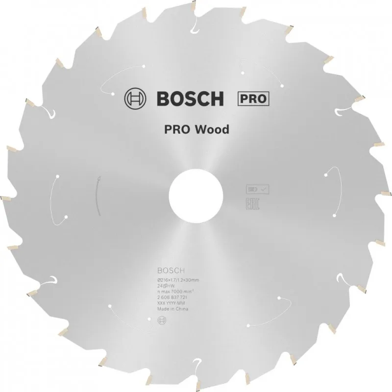 BOSCH Standard for Wood Pilový kotouč 216×1,7/1,2×30 T24, 2608837721 Časově Omezené