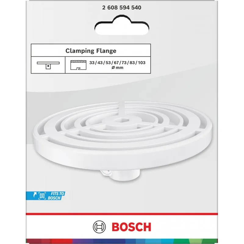 BOSCH Upínací příruba pro děrovku na cihly a měkké dlaždice, 33-103 × – mm 2608594540 Tovární Cena