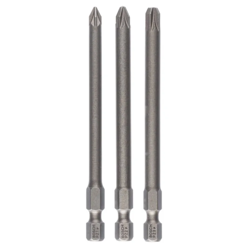 BOSCH 3dílná sada šroubovacích bitů Extra-Hart PZ1; PZ2; PZ3; 89 mm 2607001761 Aktuální