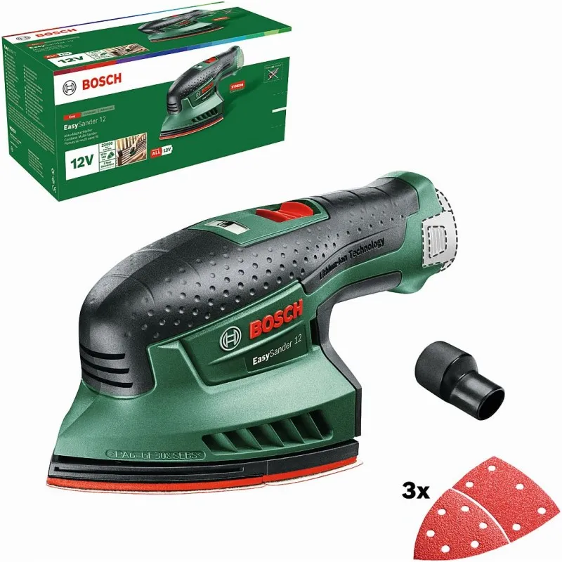 BAZAR BOSCH EasySander 12 Akumulátorová multibruska 060397690B POUŽITO Hit Sezóny
