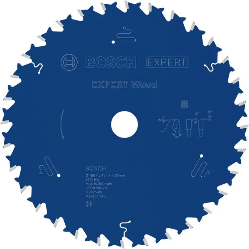 BOSCH Pilový kotouč EXPERT Wood, 185 × 2,4/1,4 × 20 mm, T32 2608902233 Cenový Hit