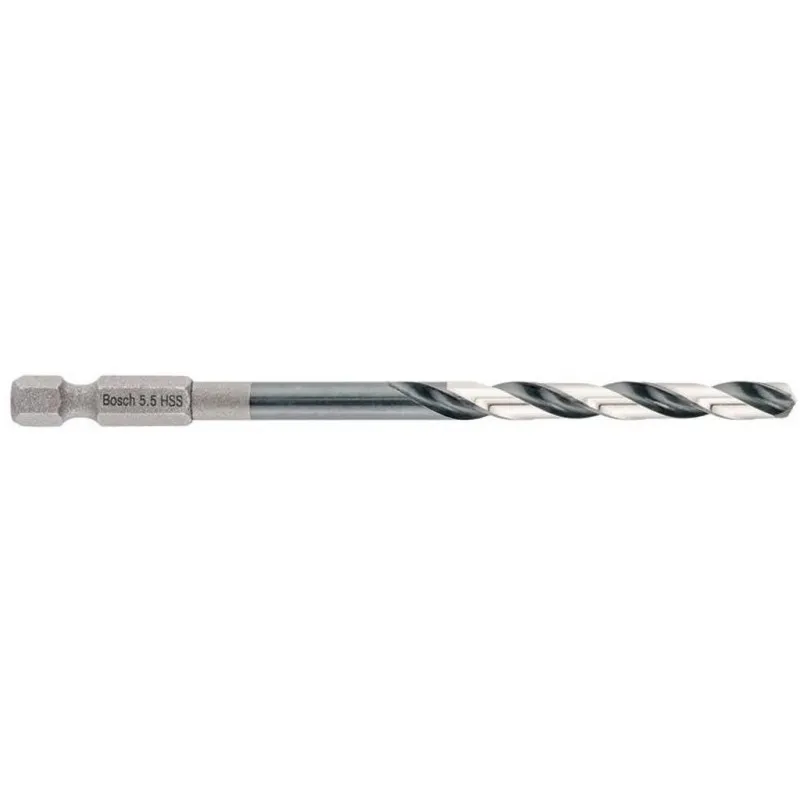 Nejlepší Volba BOSCH Spirálový vrták s šestihrannou stopkou HSS 5,5 mm 5.5 x 57 x 98 mm 2608577057