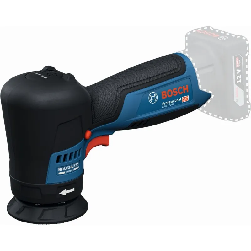 Vrácení Zdarma BOSCH GPO 12V-77 PROFESSIONAL Leštička, bez aku 06019L3003