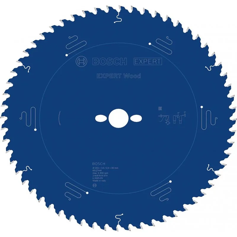 BOSCH Pilový kotouč EXPERT Wood, 355 × 3/2,2 × 30 mm, T60 2608644074 Originální