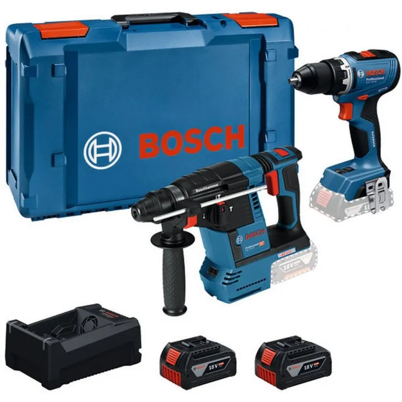 BOSCH Univerzální sada PROFESSIONAL 18V GSR+GBH+2x5,0Ah+GAL 0615A500E4 Cenově Výhodný