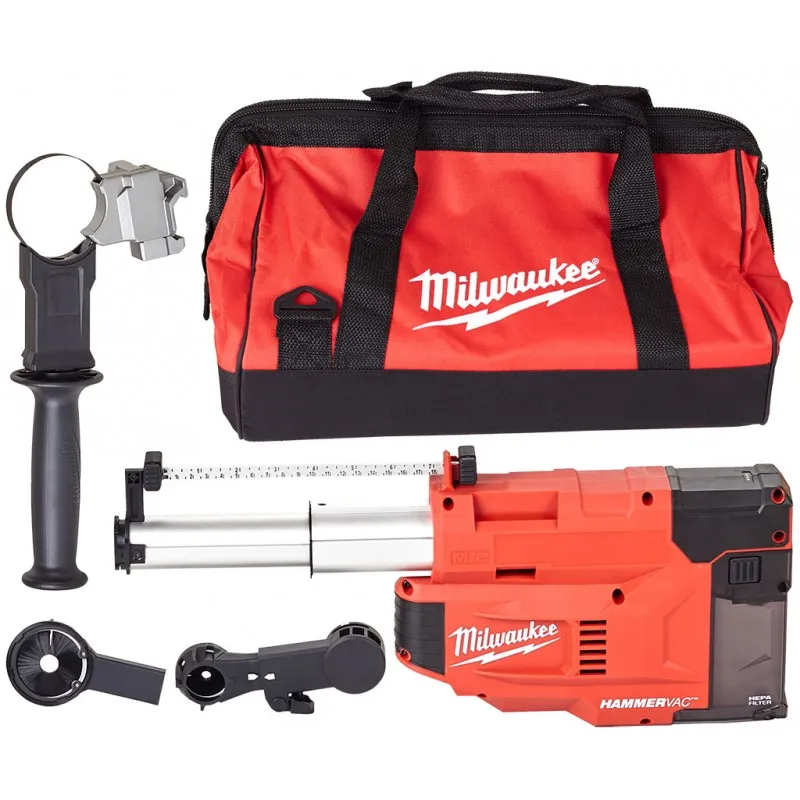 Milwaukee M12 UDEL-0B Univerzální vysavač ke kladivům, L-Třída, bez aku, taška 4933471460 Kup Teď