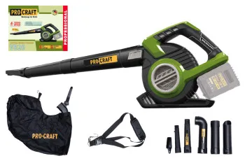 Aku fukar/vysavač listí Procraft VB20 (bez baterie a nabíječky) | VB20 Cenová Bomba